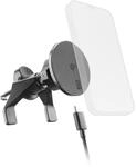 cellularline MAG Qi2 Wireless Holder - Autohalterung mit 15W Magnetladung, MagSafe-
