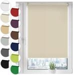 Verdunkelungsrollo Klemmfix ohne Bohren 115cm x 210cm Creme Verdunklungsrollo