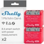 Shelly 1PM Mini Gen4 - WLAN Smart Relais Schalter, Strommessung, Stromz&auml;hler, 1