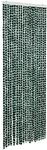 vidaXL Fliegenvorhang Gr&uuml;n und Wei&szlig; 90x200 cm Chenille