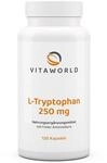 vitaworld L-Tryptophan 250 mg, Vegan, 120 Kapseln
