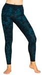 PANASIAM Yoga Leggings Damen - Batik Dschungel Design - Sport Tights lang 