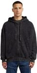 G-Star Herren Washed Loose Full Zip HDD Sw Hooded Sweatshirt