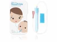 Fridababy NoseFrida Nasensekretsauger, Inkl. 4 Hygienefiltern und Aufbewahrungsbox,