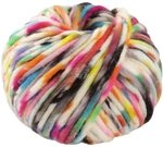 LANA GROSSA Confetti | Fingerdickes Merino-Dochtgarn mit Sprenkeldruck 
