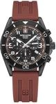 Swiss Alpine Military Herren Uhr Chronograph Analog Quarz 7029.9876SAM Silikon