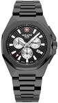 Swiss Alpine Military Herren Uhr Chronograph Analog Quarz 7005.9177SAM Edelstahl