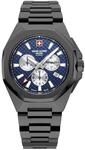 Swiss Alpine Military Herren Uhr Chronograph Analog Quarz 7005.9175SAM Edelstahl