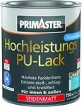 Primaster Hochleistungs PU-Lack wei&szlig; seidenmatt 750 ml Lack