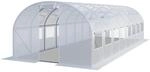 TOOLPORT Foliengew&auml;chshaus Gew&auml;chshaus 3x8m stabil & langlebig mit Fenster -