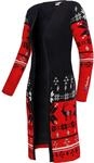 Nebulus Damen Jacke NOORS, warme Strickjacke, Strickmantel im Norweger-Style,