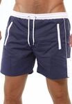 Reslad Badehose Herren Schnelltrocknend - M&auml;nner Badeshorts mit Rei&szlig;verschluss