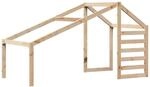 vidaXL Dach f&uuml;r Kinderbett 198x87x113 cm Massivholz Kiefer