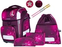 Schneiders Ranzen Ergolite Set 9-teilig Berry Cosmos