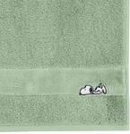 Vossen Sleepy Snoopy Duschtuch Farbe Eucalyptus Gr&ouml;&szlig;e 67x140 cm
