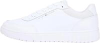 Tommy Hilfiger Herren Court Sneaker Lite Block zum Schn&uuml;ren, Wei&szlig; (White), 44