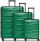 Bergpfeil Koffer-Set 3-teilig |Hochwertiges Polypropylen-Material |mit Dehnfalte