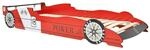 vidaXL Kinderbett Rennwagen Design 90x200cm Rot Autobett Jugendbett Spielbett Bett