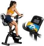 TREX SPORT Heimtrainer Fahrrad klappbar TX-360XB PYRO | Hometrainer Fahrrad | 10
