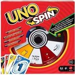 Mattel Games UNO Spin-Kartenspiel, ab 7 Jahren, 2-10 Spieler