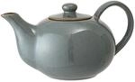 Bloomingville Pixie Teekanne Keramik Gr&uuml;n &ndash; Steingut 825 ml / D14 &times; H12 cm,