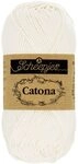 Scheepjes - Scheepjes 105 Braut Wei&szlig;e Catona Garn - 1x25g