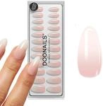 DOONAILS&reg; - Soft Gel Press On Nails 30er Set, Babyboomer Almond Form, Ombre N&auml;gel