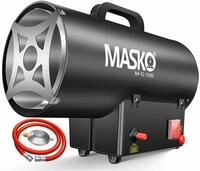 Masko&reg; Gasheizgebl&auml;se Gasheizer Heizkanone Gasheizstrahler 10 KW Bauheizer Gas