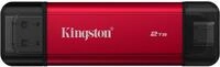 Kingston Tragbare duale SSD 2TB mit Dual USB-A/C bis zu 1050MB/s USB 3.2 Gen 2 -