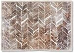 Astra Flauschige Sauberlaufmatte weich - Pure & Soft - Fischgr&auml;t 50 x 70 cm -