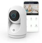 Nedis WIFICI23CWT &ndash; WLAN Innenkamera &ndash; Schwenk-/Neigefunktion &ndash; 3MP HD &ndash;