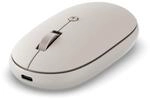SATECHI OntheGo&trade; Bluetooth-Maus, USB-C-Akku, Sand | USB-C-Akku, kompakt und