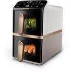 Philips Airfryer 4000 Series Stacked Dual Basket, Gestapelte Hei&szlig;luftfritteuse mit 2