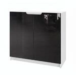 Vladon Sideboard Logan, Made in Germany, Kommode mit 2 T&uuml;ren, Wei&szlig;...