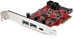 StarTech USB-C PCIe Karte 5 Ports, 10Gbit/s, USB 3.2 Gen 2 (PEXUSB312A1C1H)