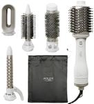 ADLER EUROPE AD 2027 Haarstyler 5-in-1 &ndash; Wei&szlig;/Champagner &ndash; 1200 W &ndash; 5