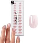 DOONAILS Soft Gel Press On Nails 30er Set Jetset Extra Short Square Form Chrome