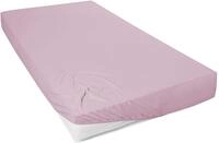 Primera Mako-Feinjersey Jersey-Spannbetttuch, Mauve, 90x190-100x200 cm