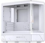 Jonsbo D200 PC-Geh&auml;use Mini-Tower mATX mit Tempered Glass, Display an der Front,