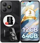 Blackview Wave 9C Handy Ohne Vertrag G&uuml;nstig 12GB+64GB/2TB TF, IP54 6.56" Android 15