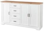 Stella Trading JASMIN Sideboard in Pinie hell, Artisan Eiche Optik - Kommode im