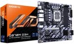 GIGABYTE Q870M D3H Mainboard - Intel Core Ultra (Serie 2) CPUs, 4+1+2 Phasen VRM, bis