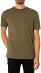 GANT Herren Normales Schild-T-Shirt, Dusty Navy