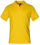 Superior Poloshirt Plus Size Herren, Gelb, 5XL