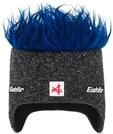 Eisb&auml;r M&uuml;tze mit Haaren Herren & Damen Cocker Ski Austria grau-blau - Unisex mit