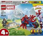 LEGO Spidey: Spidey auf Motorrad vs. Rhino 11206 | Spielzeug ab 4 Jahren f&uuml;r Jungen