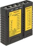 DELOCK Netzwerk Tester RJ45 / RJ12 / Poe