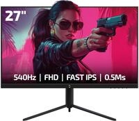GAMEPOWER Lucid S60 27 Zoll Gaming Monitor, 540Hz 0,5ms, Fast IPS FHD 1920x1080p,