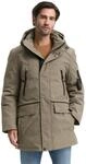 TOM TAILOR Herren 1047040 Arctic Parka mit abnehmbarer Kapuze (1er Pack)