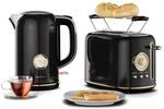 Klarstein Victoria Toaster Wasserkocher Set, Retro Design, 2 Scheiben Toaster...